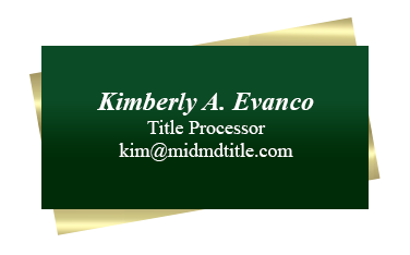 Kimberly Info card
